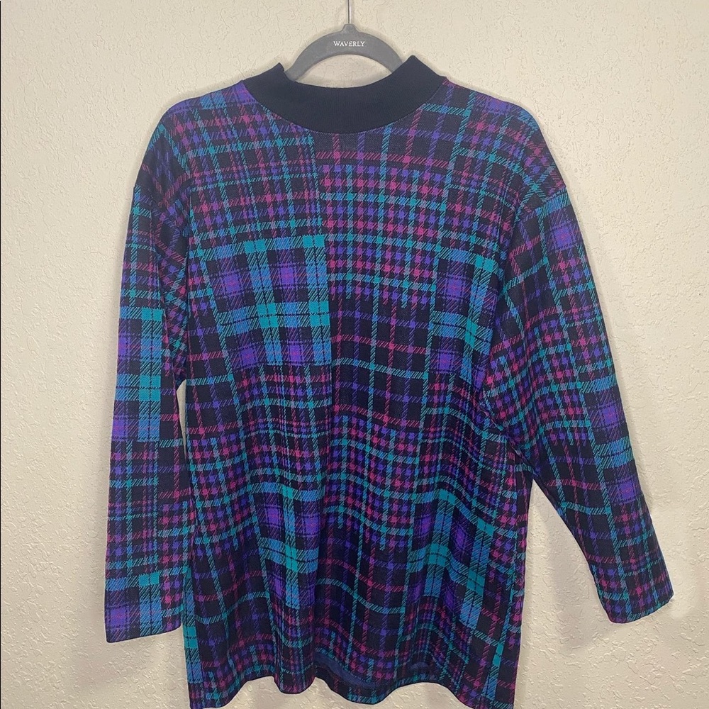 Vintage 80s/90s Act III Plaid Sweater